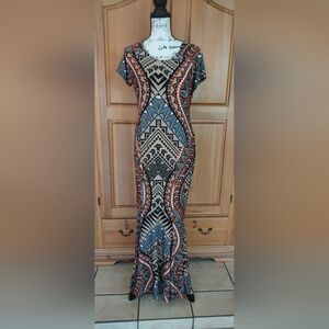 Geometric Design Dress